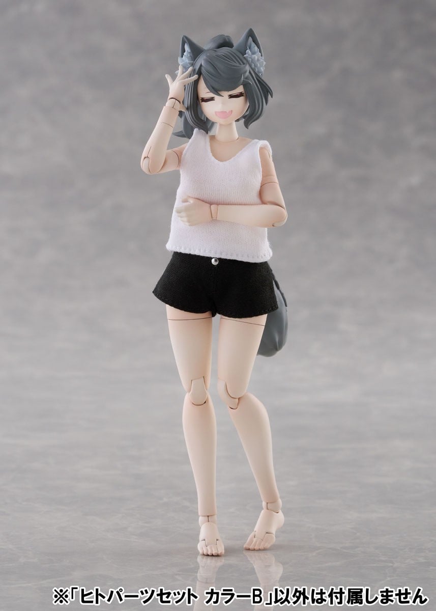 けもプラ『No.KP-03R ハイイロオオカミ』プラモデル-022