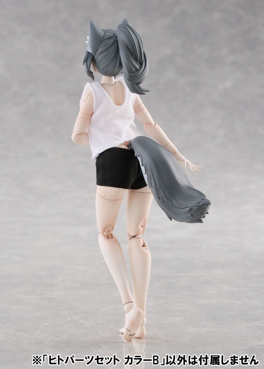 けもプラ『No.KP-03R ハイイロオオカミ』プラモデル-023