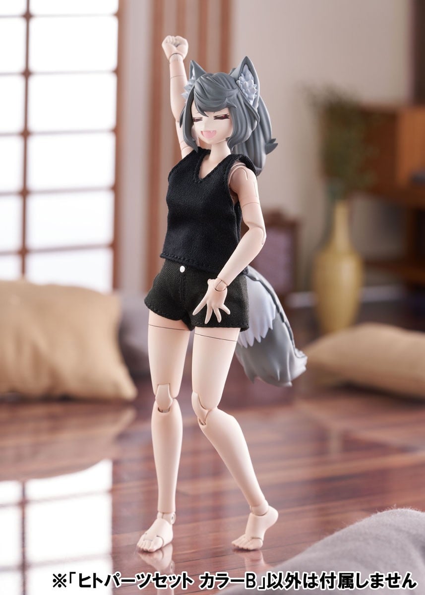 けもプラ『No.KP-03R ハイイロオオカミ』プラモデル-024