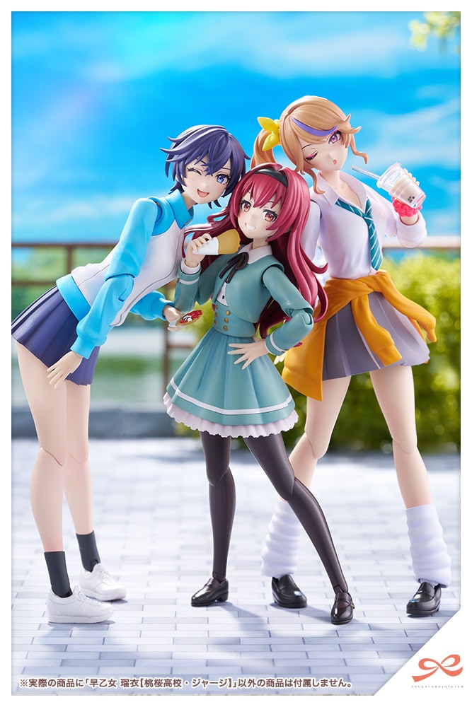 創彩少女庭園『早乙女 瑠衣【桃桜高校・ジャージ】』1/10 プラモデル-025
