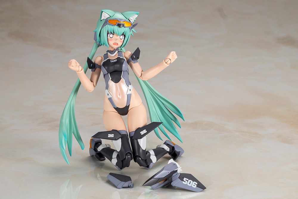 フレームアームズ・ガール『スティレット Swimsuit Low Visibility Ver.』プラモデル-009