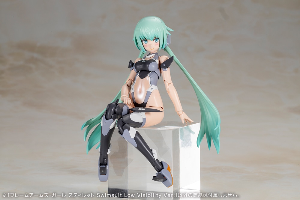 フレームアームズ・ガール『スティレット Swimsuit Low Visibility Ver.』プラモデル-011