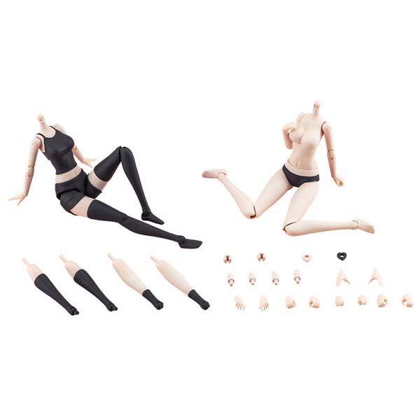 創彩少女庭園『ドレスアップボディ【L】カラーC Ver.』1/10 プラモデル