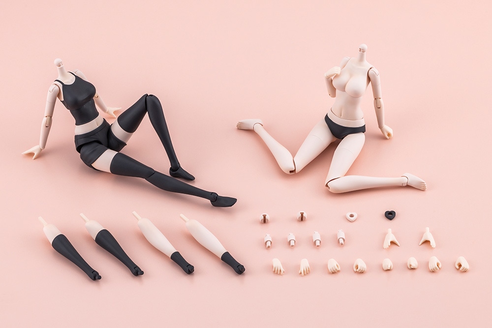 創彩少女庭園『ドレスアップボディ【L】カラーC Ver.』1/10 プラモデル-001