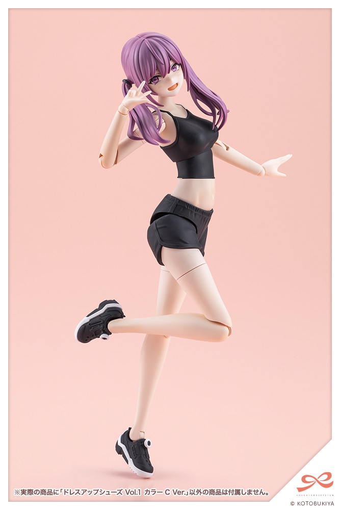 創彩少女庭園『ドレスアップボディ【L】カラーC Ver.』1/10 プラモデル-020
