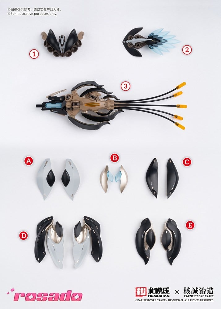 【再販】rosado Project『RS-03 星花・リリィ MK3』1/10 プラモデル-025