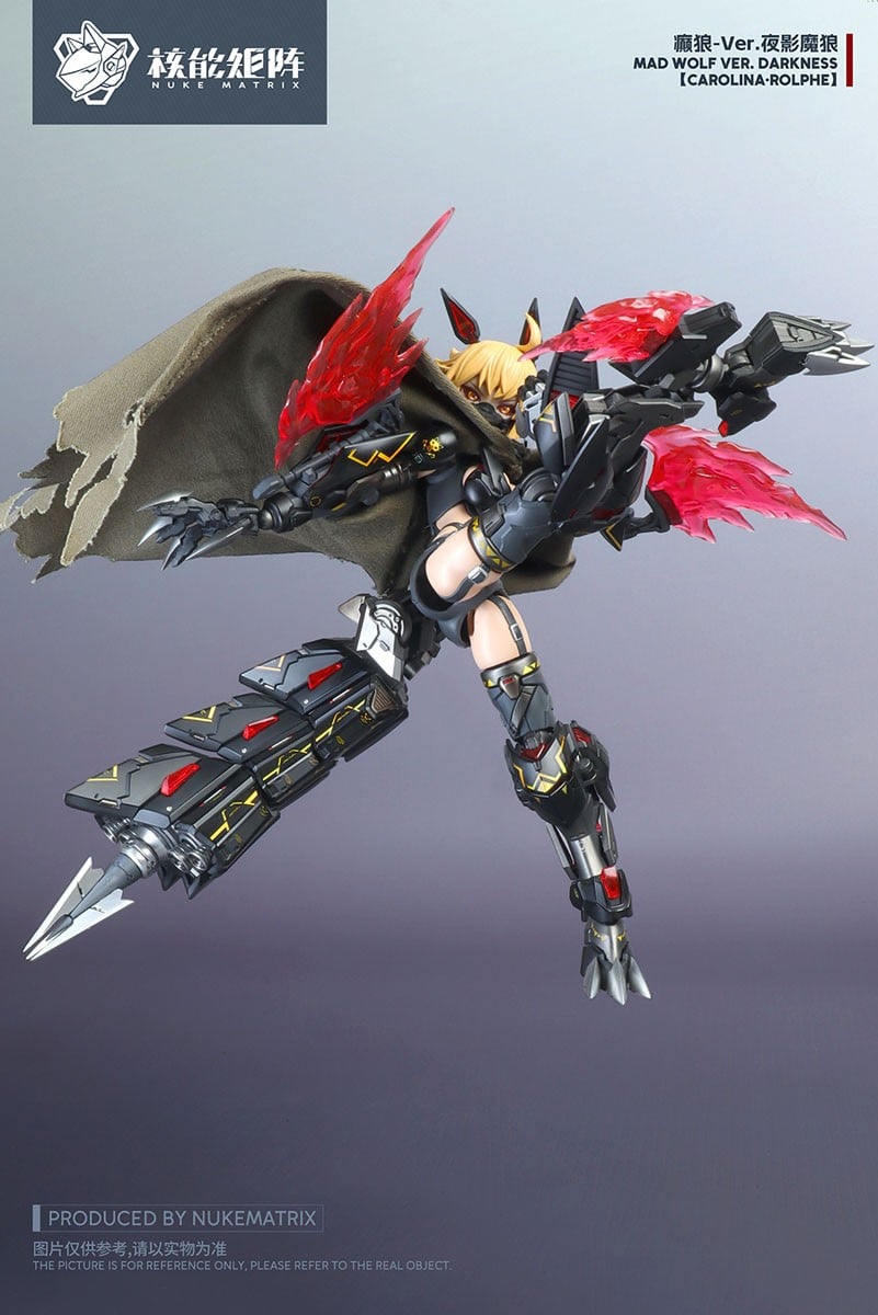 CYBER FOREST FANTASY GIRLS『MAD WOLF：DARKNESS VER.』1/12 プラモデル-004