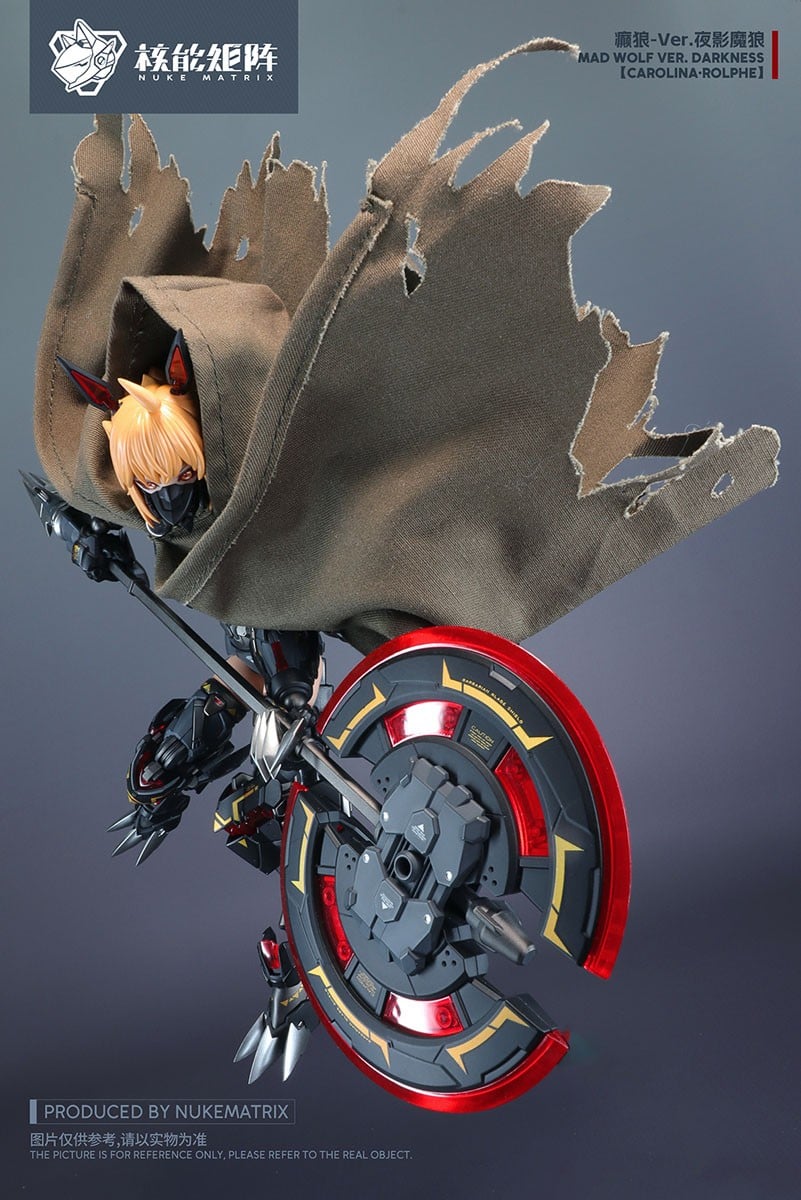 CYBER FOREST FANTASY GIRLS『MAD WOLF：DARKNESS VER.』1/12 プラモデル-008