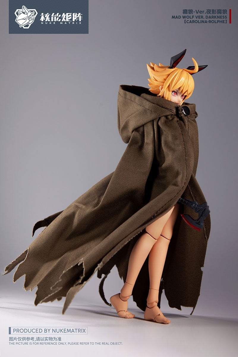 CYBER FOREST FANTASY GIRLS『MAD WOLF：DARKNESS VER.』1/12 プラモデル-015