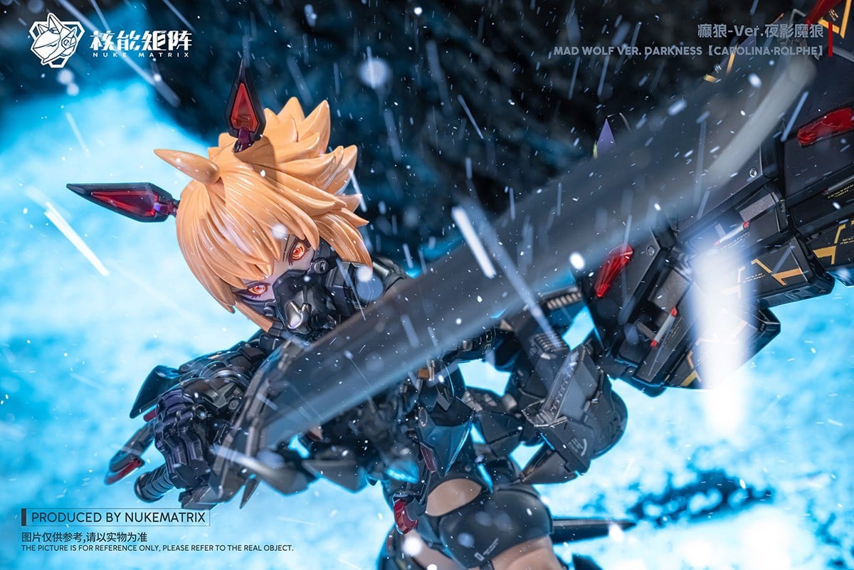 CYBER FOREST FANTASY GIRLS『MAD WOLF：DARKNESS VER.』1/12 プラモデル-020