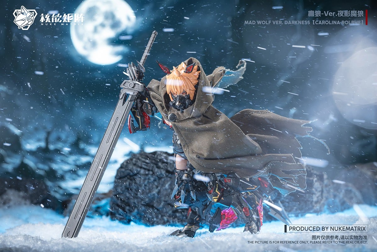 CYBER FOREST FANTASY GIRLS『MAD WOLF：DARKNESS VER.』1/12 プラモデル-021