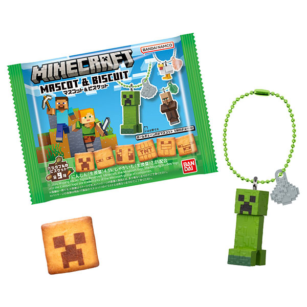 【食玩】『マインクラフト マスコット＆ビスケット』10個入りBOX