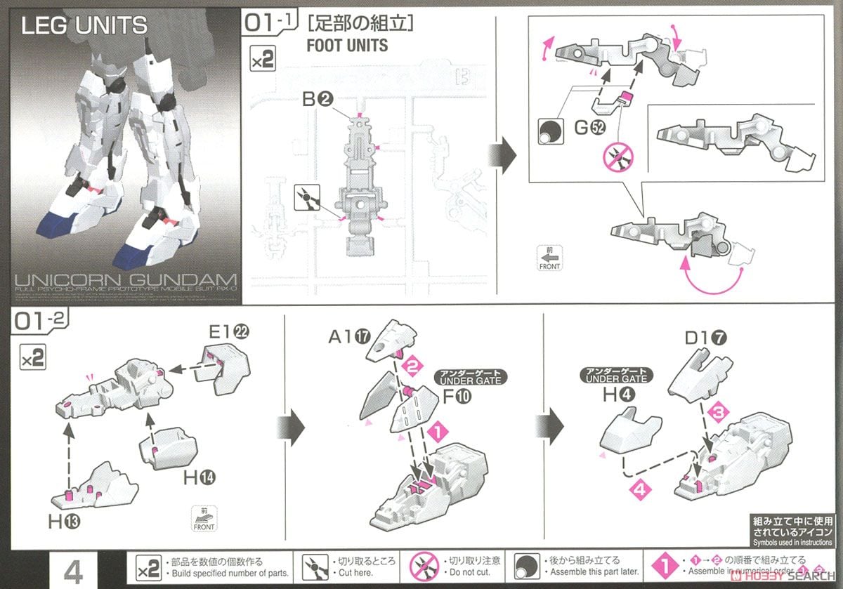 【再販】RG 1/144『ユニコーンガンダム』機動戦士ガンダムUC プラモデル-041
