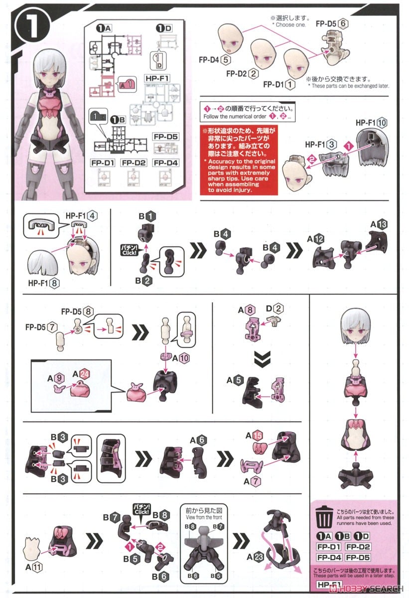 【再販】30MS『SIS-T00 ララネル［カラーB］』30 MINUTES SISTERS プラモデル-030