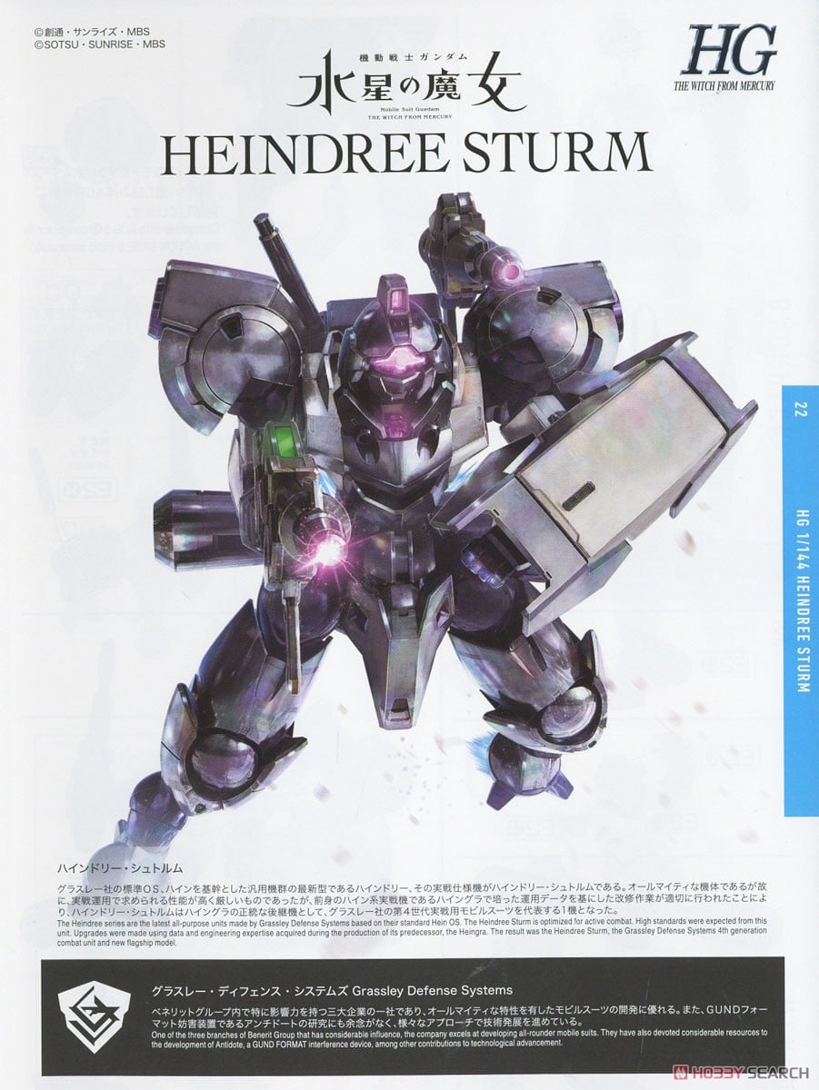 【再販】HG 1/144『ハインドリーシュトルム』機動戦士ガンダム 水星の魔女 プラモデル-020