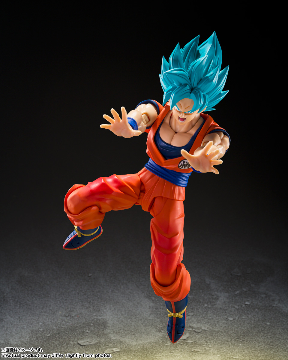 S.H.Figuarts『超サイヤ人ゴッド超サイヤ人孫悟空〈限界を超えし蒼き力〉』ドラゴンボール超 可動フィギュア-005
