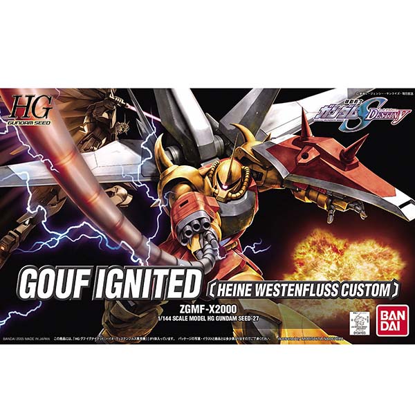 HG 1/144『グフイグナイテッド（ハイネ・ヴェステンフルス専用機）』機動戦士ガンダムSEED DESTINY プラモデル【バンダイ スピリッツ】