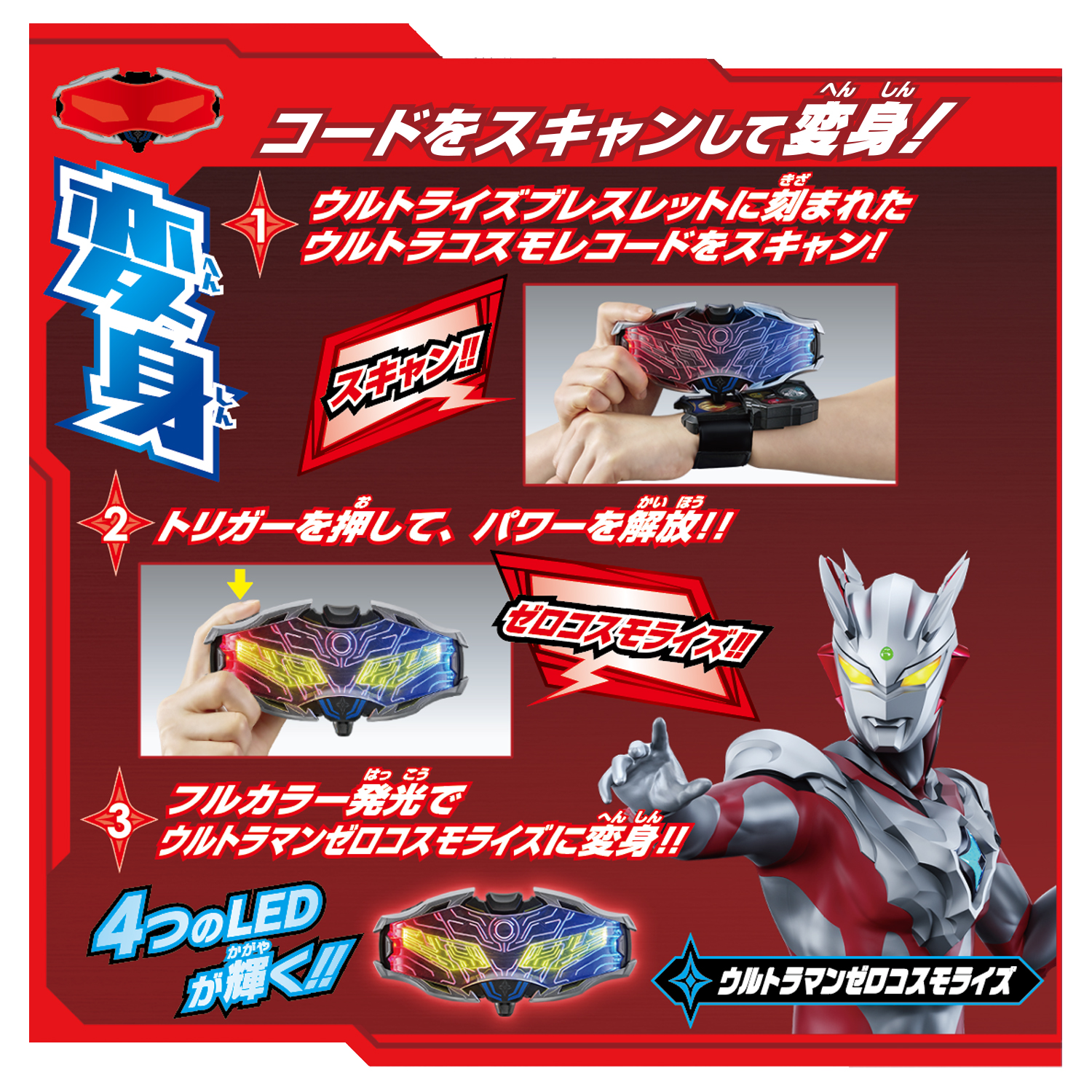 ウルトラマンゼロ『DXウルトライズアイ』変身なりきり-005