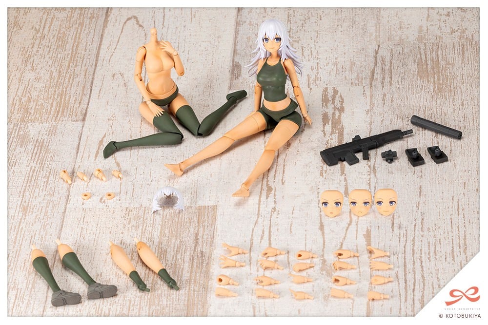 創彩少女庭園『トレーニングウルフさん』1/10 プラモデル-007