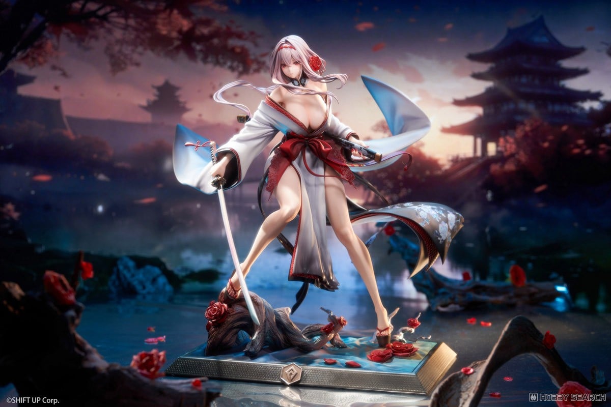 勝利の女神:NIKKE『紅蓮:ブラックシャドウ ロンギングフラワー』1/4 完成品フィギュア-002