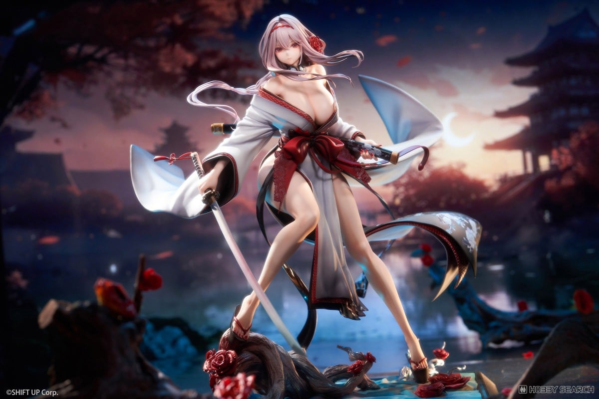 勝利の女神:NIKKE『紅蓮:ブラックシャドウ ロンギングフラワー』1/4 完成品フィギュア-005