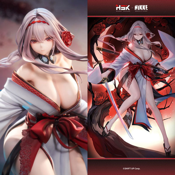 【豪華版】勝利の女神：NIKKE『紅蓮：ブラックシャドウ ロンギングフラワー』1/4 完成品フィギュア【Hobby sakura】