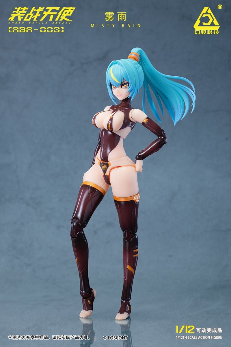装戦天使（アームド・バトル・エンジェルズ）シリーズ『ABA-003 霧雨（ミスティレイン）』1/12 可動フィギュア-001