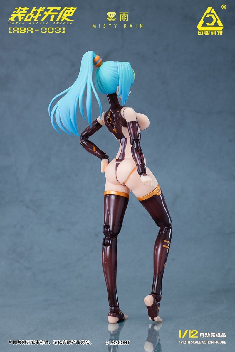 装戦天使（アームド・バトル・エンジェルズ）シリーズ『ABA-003 霧雨（ミスティレイン）』1/12 可動フィギュア-002