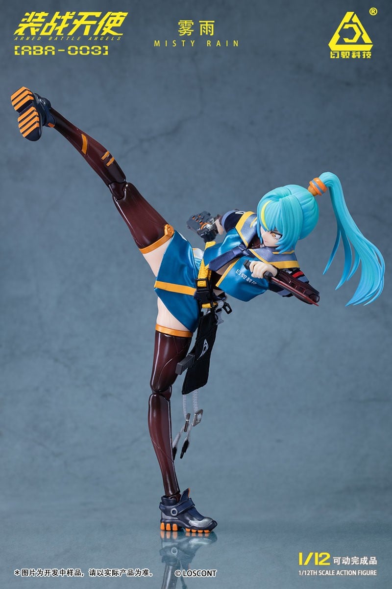 装戦天使（アームド・バトル・エンジェルズ）シリーズ『ABA-003 霧雨（ミスティレイン）』1/12 可動フィギュア-005