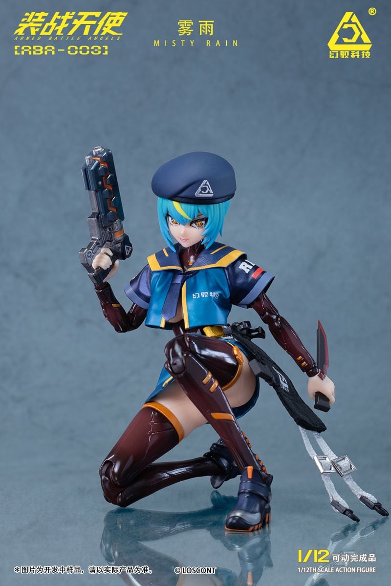 装戦天使（アームド・バトル・エンジェルズ）シリーズ『ABA-003 霧雨（ミスティレイン）』1/12 可動フィギュア-008