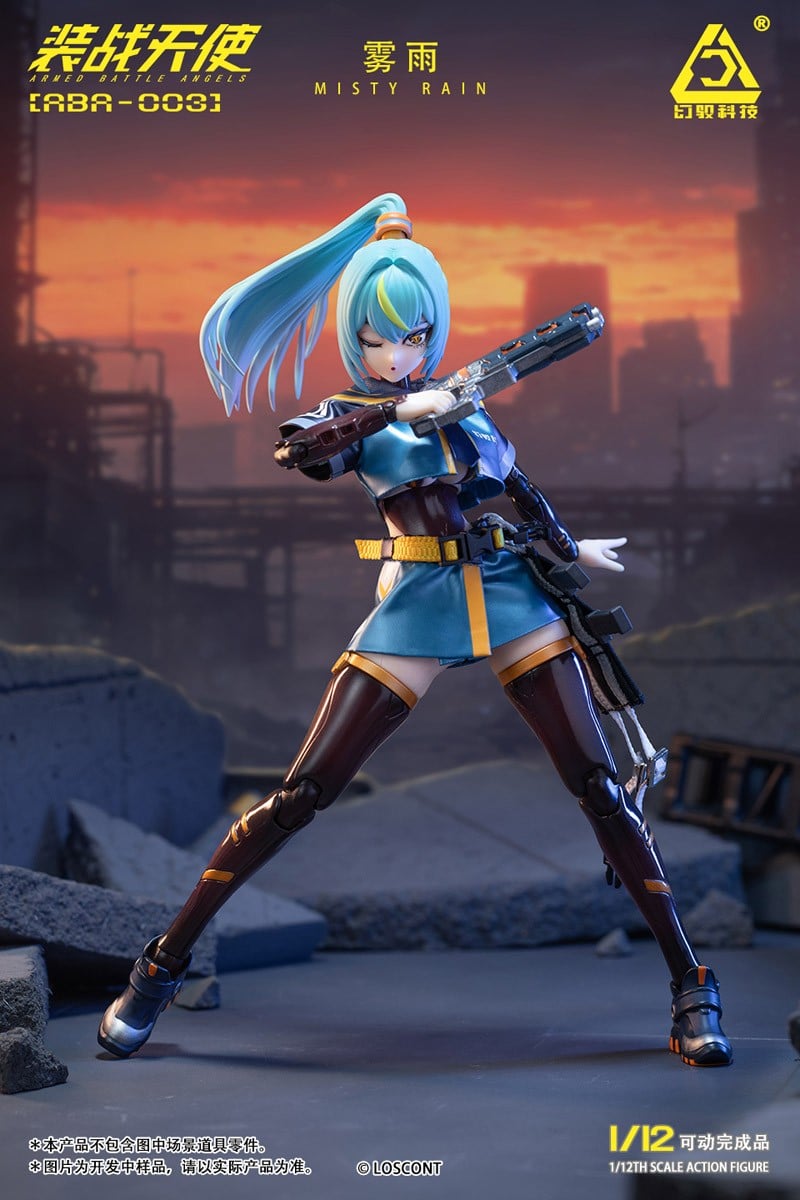 装戦天使（アームド・バトル・エンジェルズ）シリーズ『ABA-003 霧雨（ミスティレイン）』1/12 可動フィギュア-013
