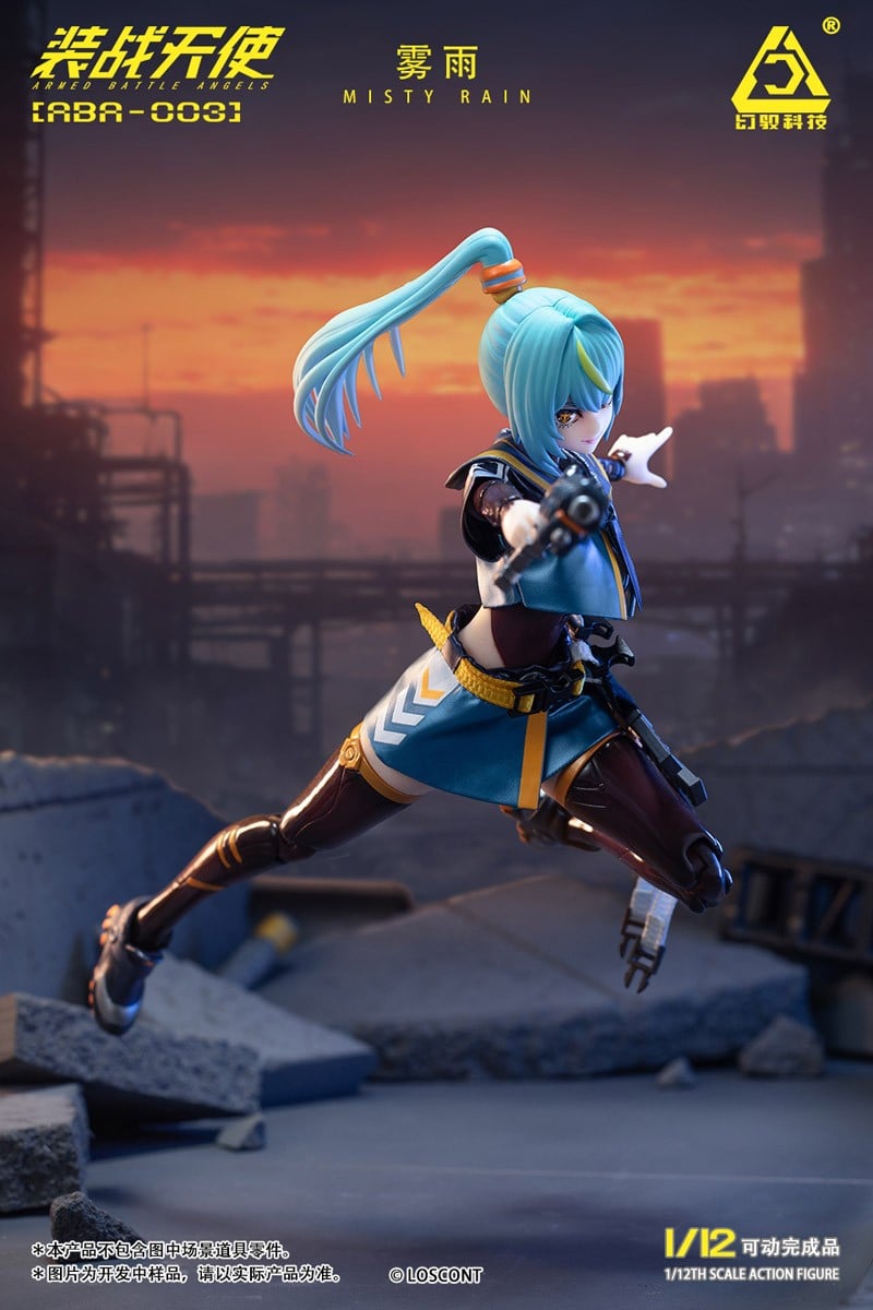 装戦天使（アームド・バトル・エンジェルズ）シリーズ『ABA-003 霧雨（ミスティレイン）』1/12 可動フィギュア-015