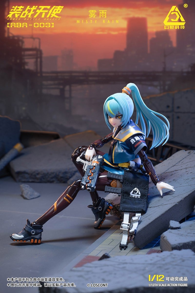 装戦天使（アームド・バトル・エンジェルズ）シリーズ『ABA-003 霧雨（ミスティレイン）』1/12 可動フィギュア-018