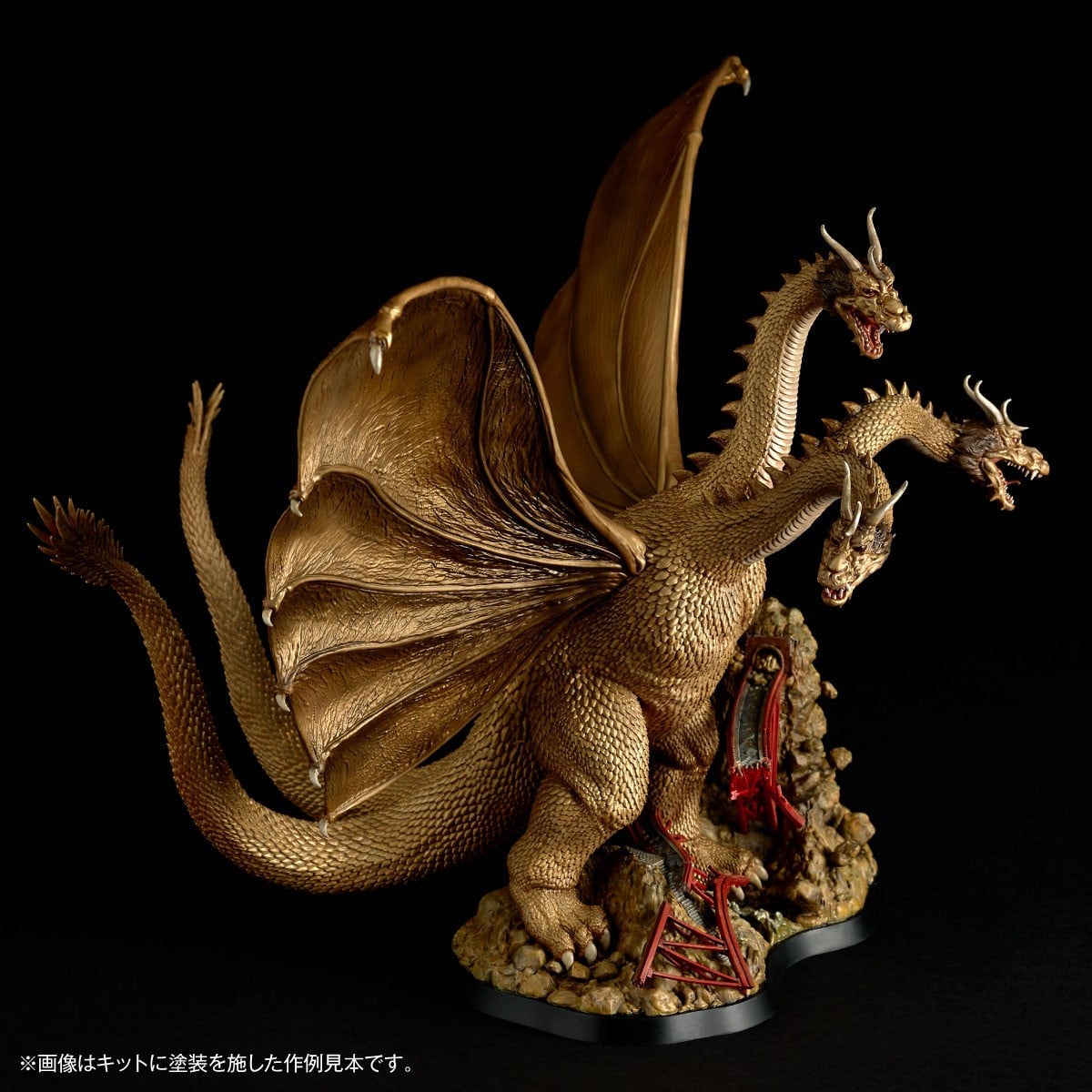 ARTPLA SCULPTURE WORKS『キングギドラ Re：イマジネーション』三大怪獣 地球最大の決戦 プラモデル-003