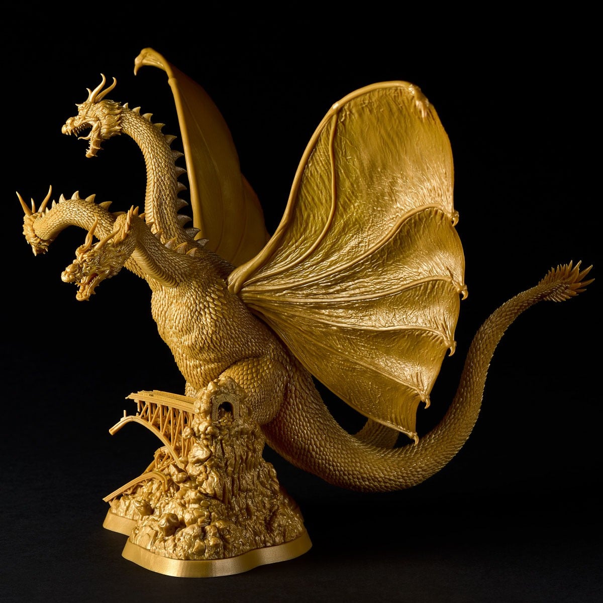 ARTPLA SCULPTURE WORKS『キングギドラ Re：イマジネーション』三大怪獣 地球最大の決戦 プラモデル-010