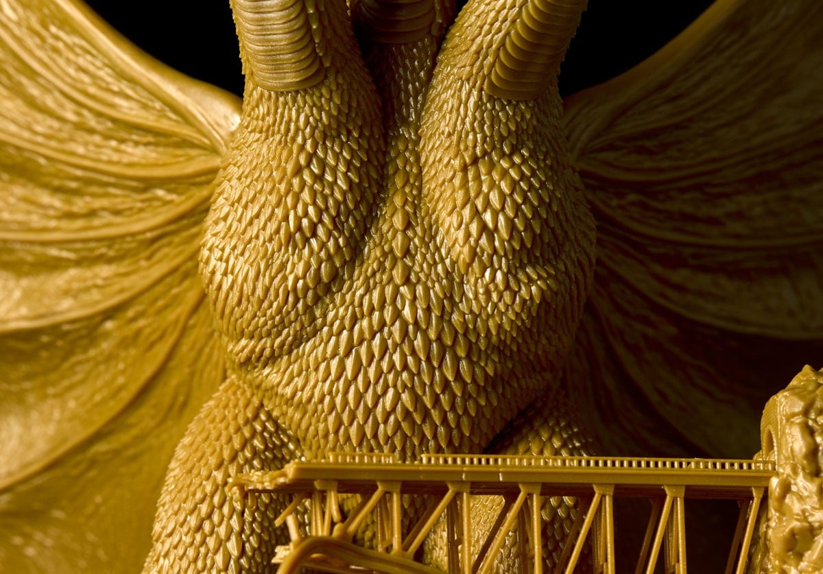 ARTPLA SCULPTURE WORKS『キングギドラ Re：イマジネーション』三大怪獣 地球最大の決戦 プラモデル-012