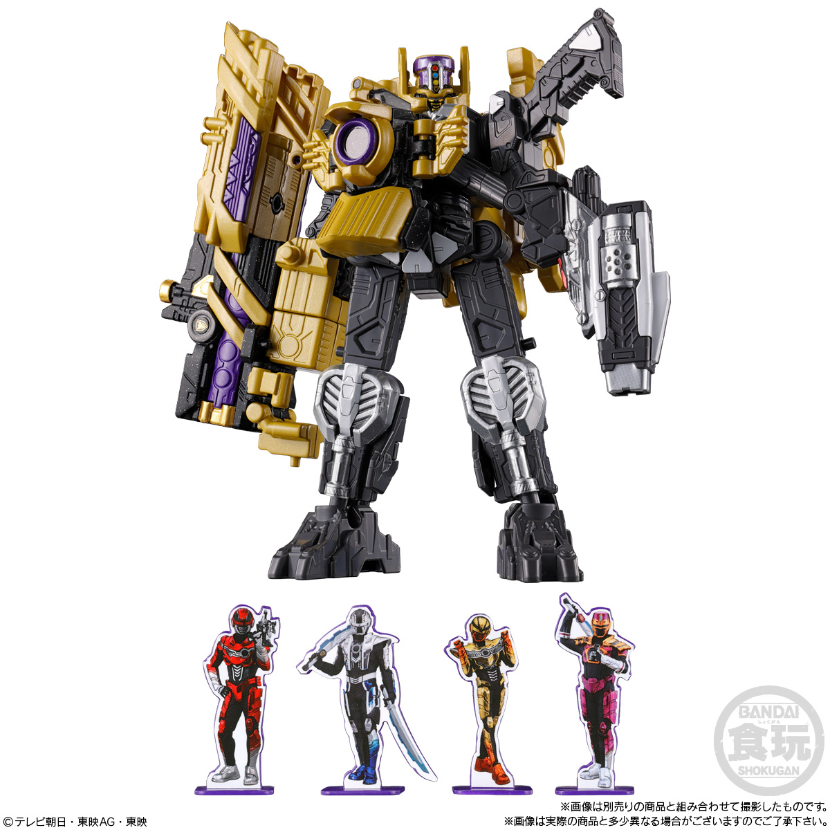 【食玩】ミニプラ『超宇宙刑事ギャバン インフィニティキット02 ギャバリオンドルネード』プラモデル-008