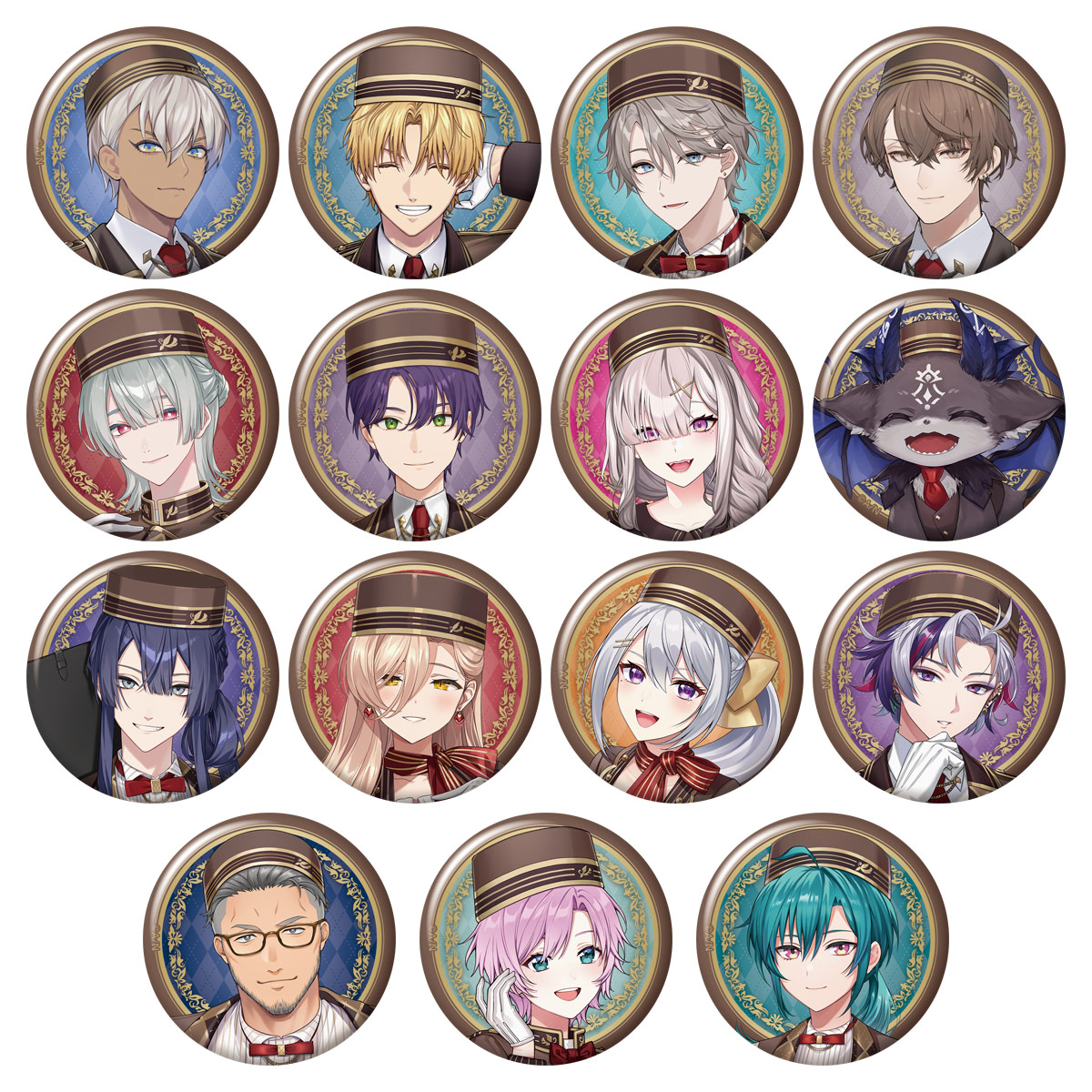 【食玩】『にじさんじ 缶バッジビスケット3』12個入りBOX-001