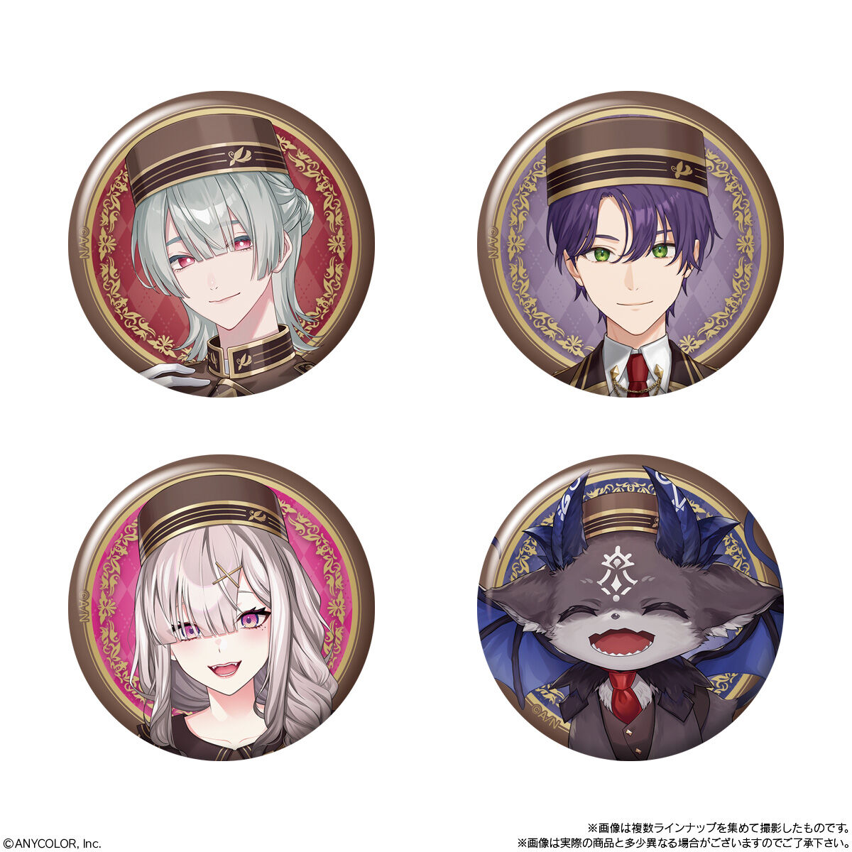 【食玩】『にじさんじ 缶バッジビスケット3』12個入りBOX-004
