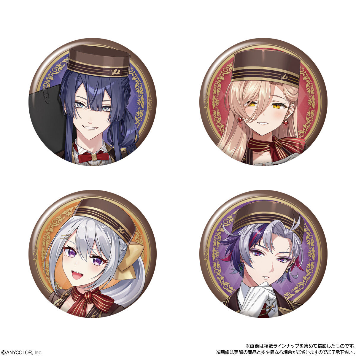【食玩】『にじさんじ 缶バッジビスケット3』12個入りBOX-005
