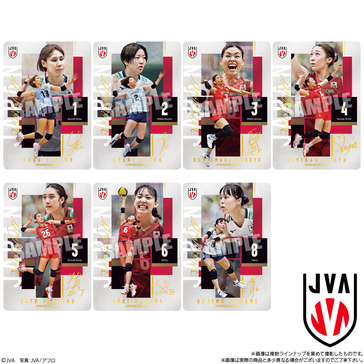 【食玩】『JAPAN NATIONAL VOLLEYBALL TEAM -女子日本代表ver.- ツインウエハース 2026』20個入りBOX-004