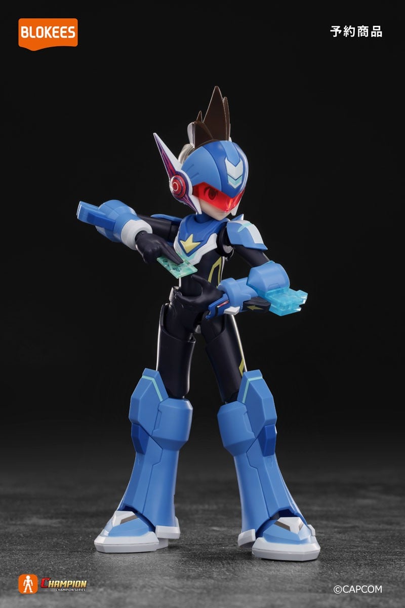 Blokees ロックマンChampion Class『シューティングスター・ロックマン 75710』流星のロックマン プラモデル-002