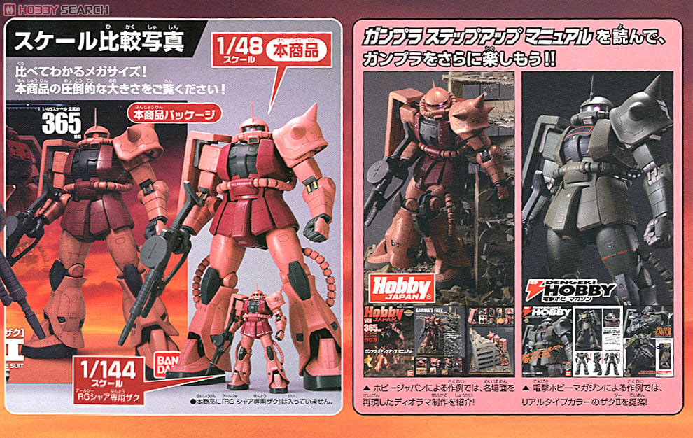 【再販】メガサイズモデル 1/48『シャア専用ザク』機動戦士ガンダム プラモデル-007