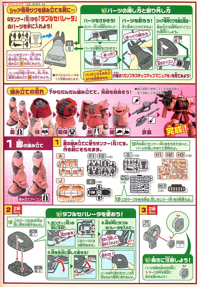 【再販】メガサイズモデル 1/48『シャア専用ザク』機動戦士ガンダム プラモデル-017