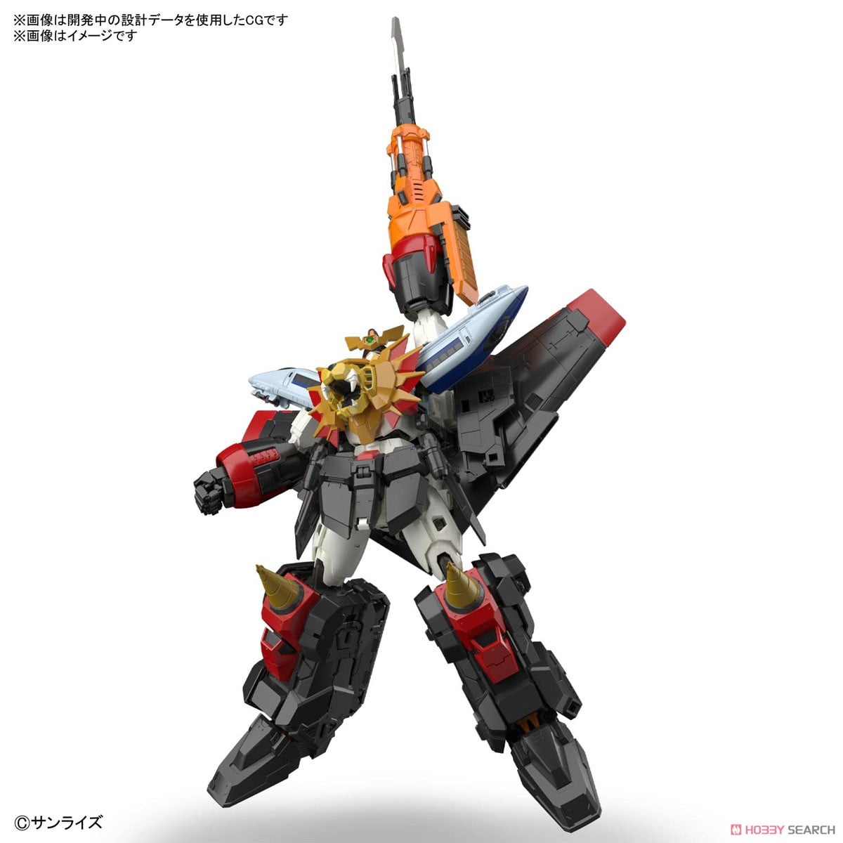 【再販】RG『ガオガイガー』勇者王ガオガイガー プラモデル-016