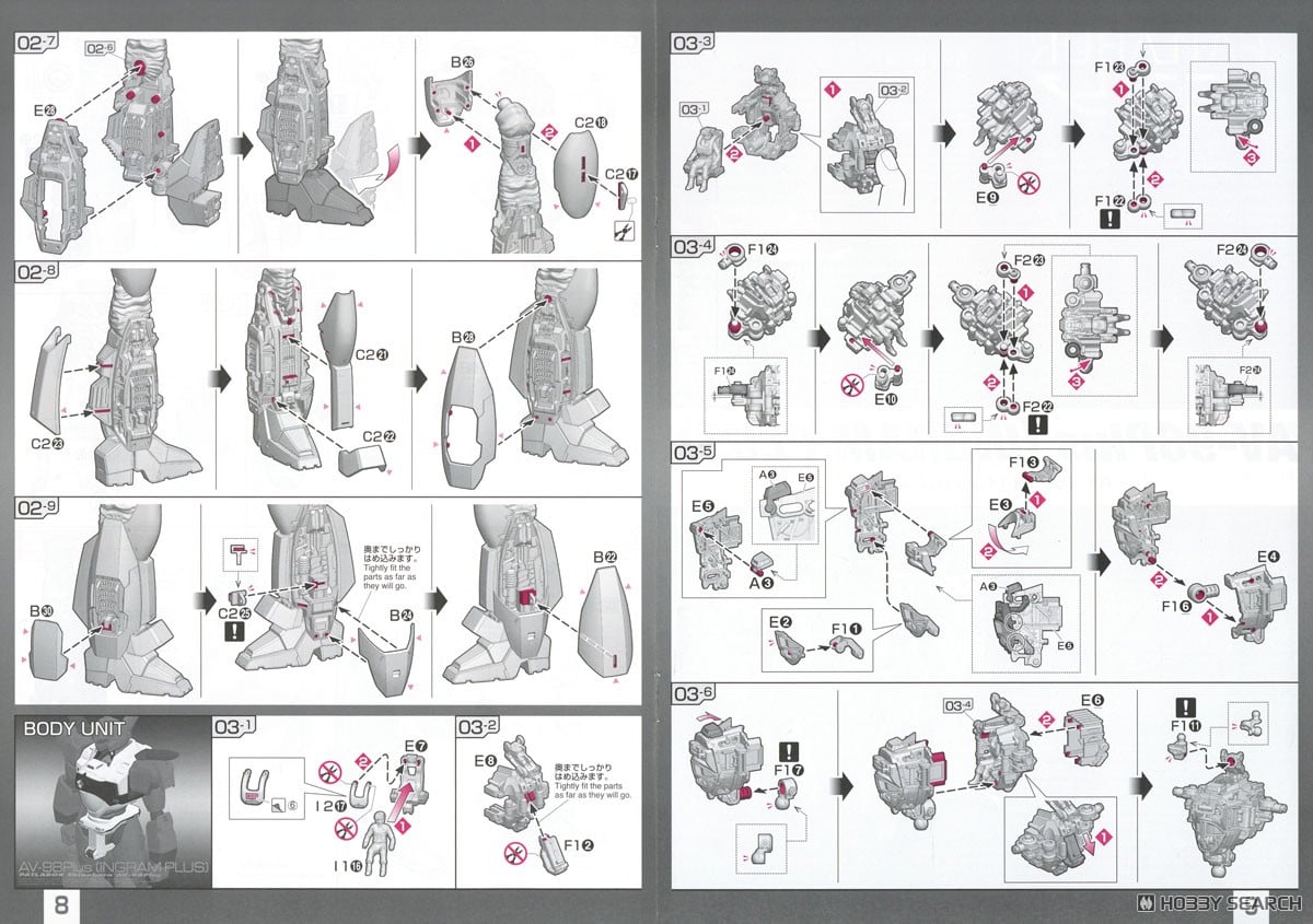 【再販】RG 1/48『AV-98Plus(イングラム・プラス)』機動警察パトレイバー EZY プラモデル-026
