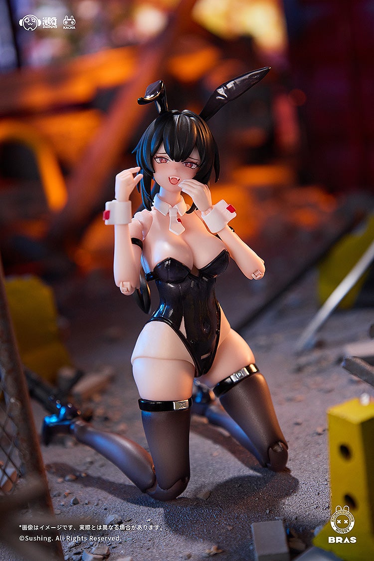 BUNNY RAPID ACTION SQUAD『Attacker・ルナ』1/12 可動フィギュア-004