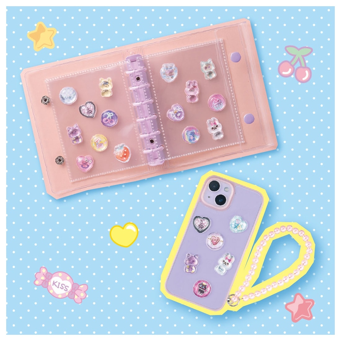 クラフトホビー『キラ★ガチャシール ぷっくりドロップ』おもちゃ-020