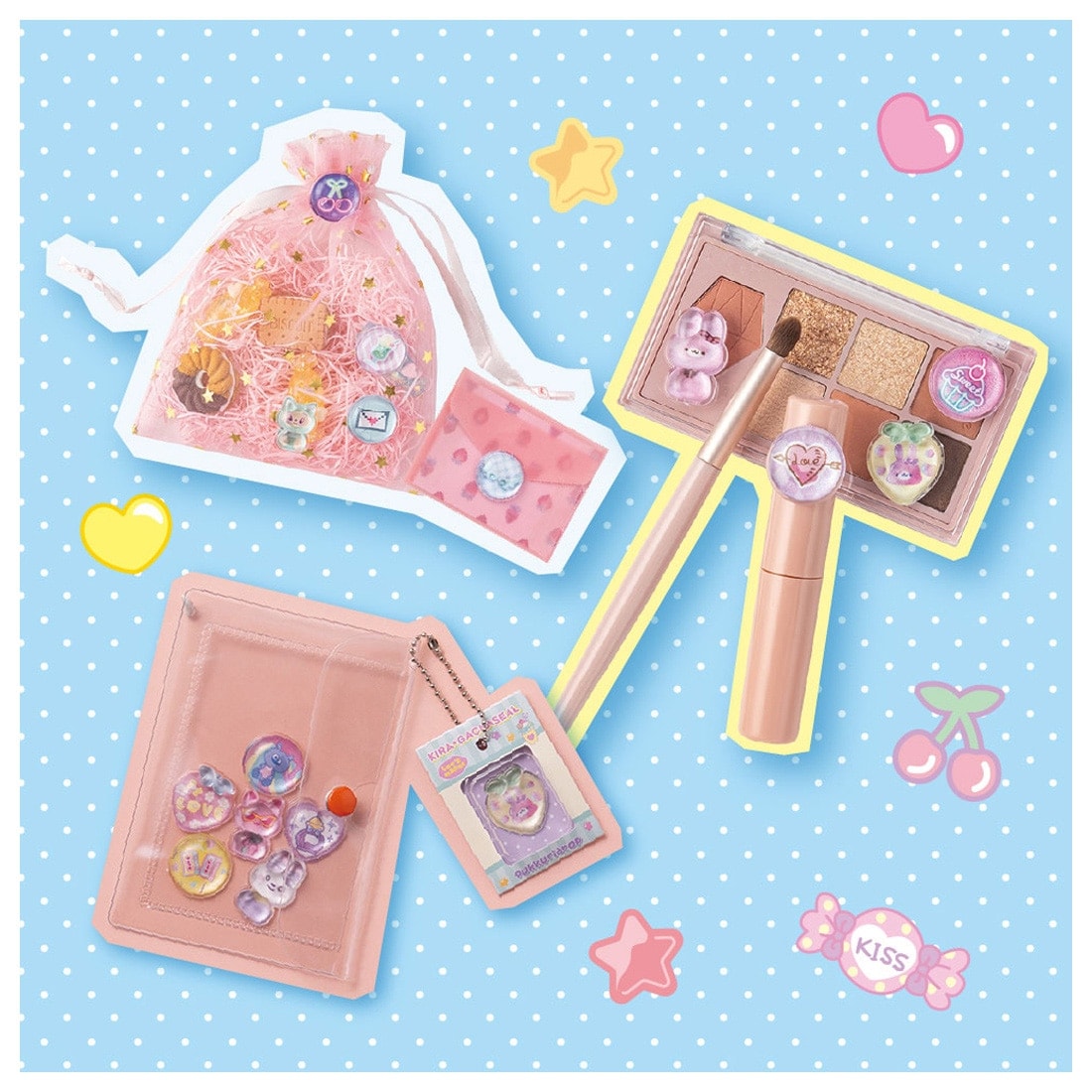 クラフトホビー『キラ★ガチャシール ぷっくりドロップ』おもちゃ-021