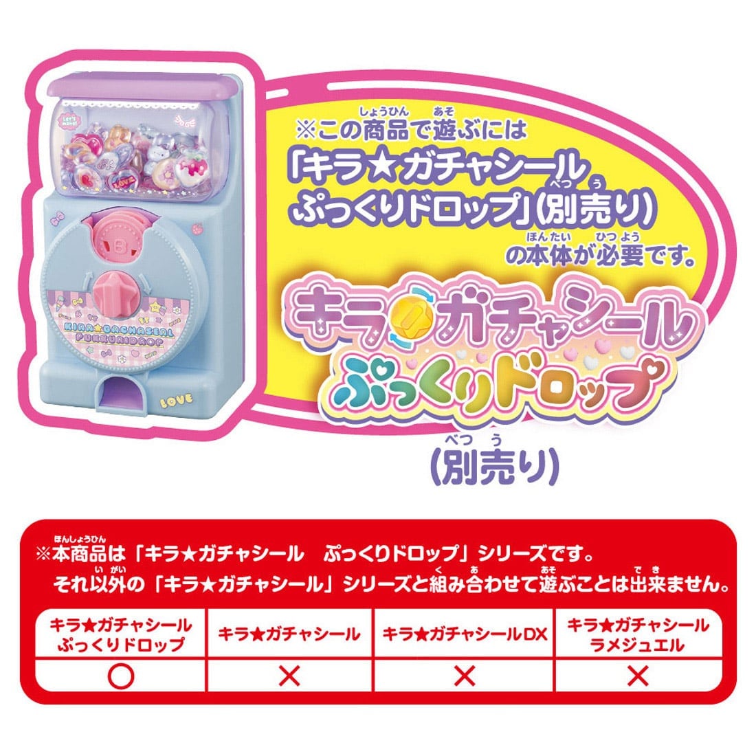 クラフトホビー『キラ★ガチャシール ぷっくりドロップ』おもちゃ-023